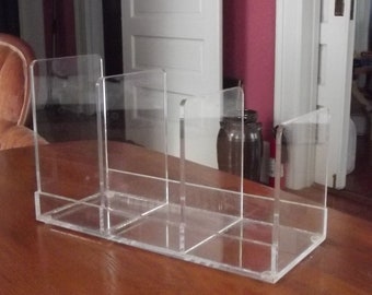 4 Tier Countertop Acrylic Multi Purpose Bowl Display Steel Tubing Frame W Black Finish