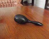 Vintage Black Wood Darning Tool -Please View Description