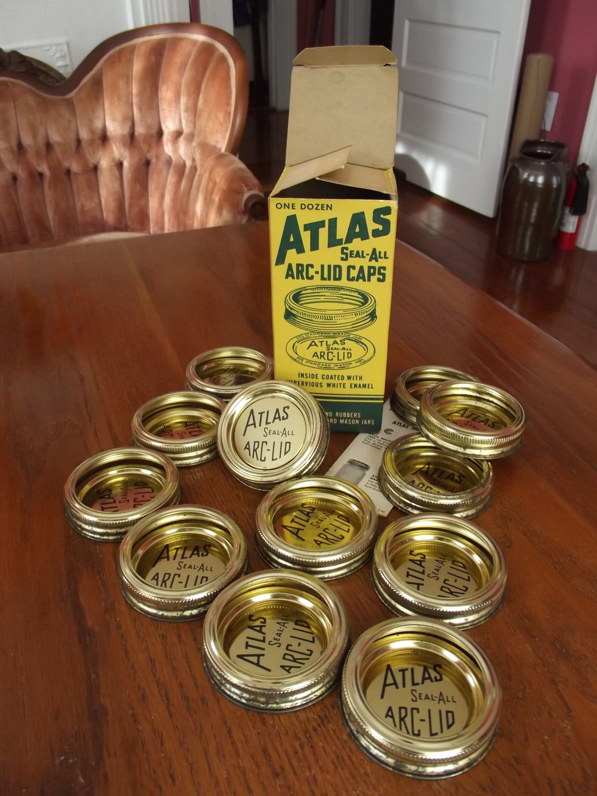 One Dozen Atlas Seal All Arc Lid Caps In Box With Instruction Etsy One Dozen Atlas Seal All Arc Lid Caps In Box With Instruction Etsy