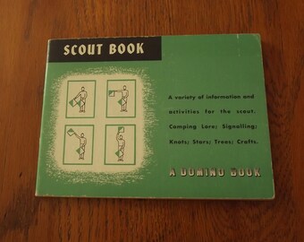 Scout Book, A Domino Book, 1957, Vintage 1950's