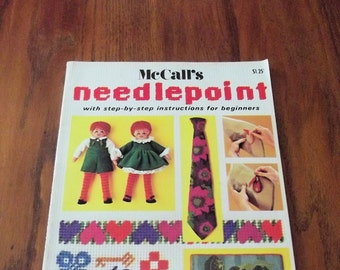 McCall's Needlepooint Magazine, 1971, Vintage Retro