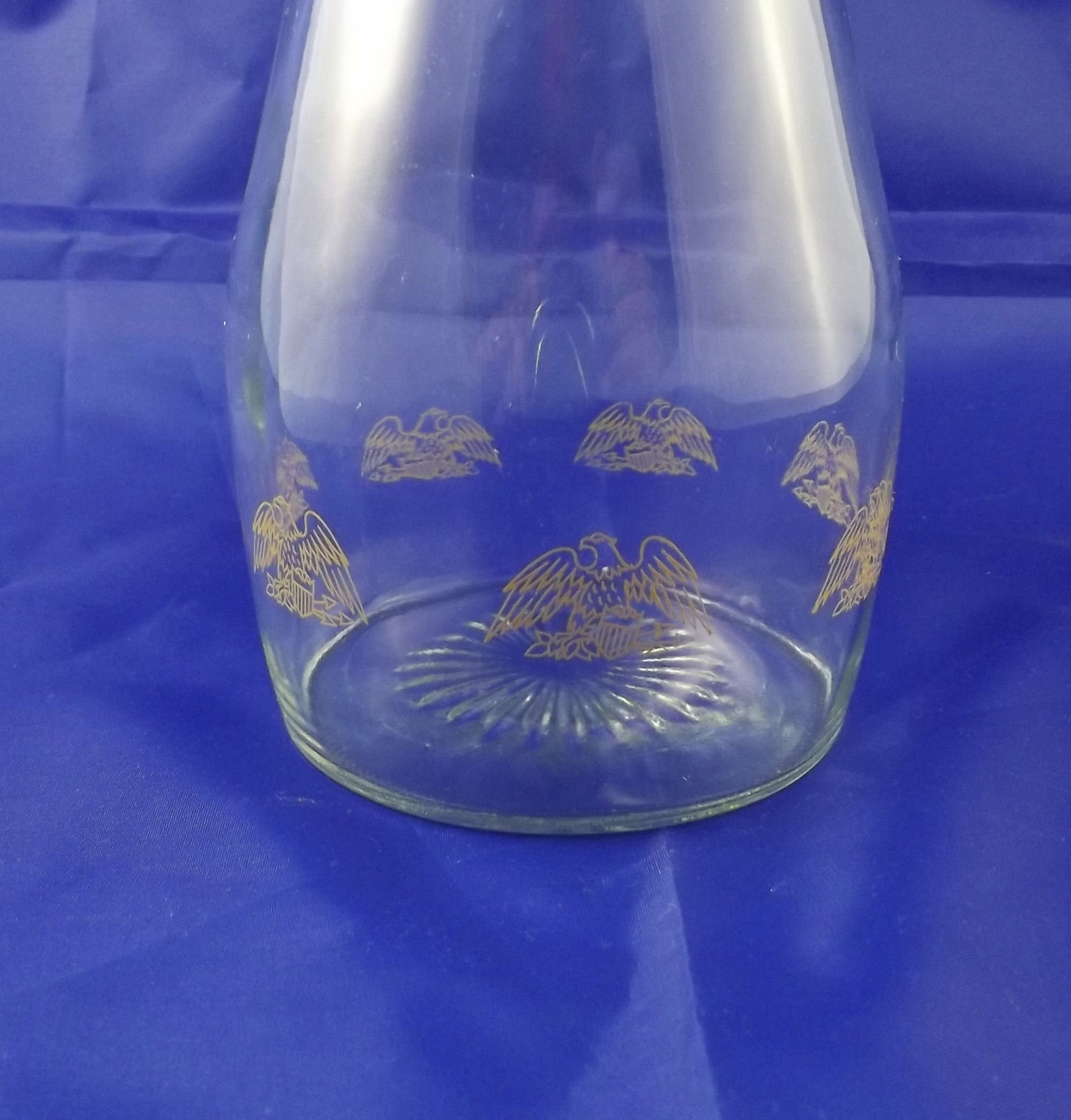 Vintage Log Cabin Syrup Pitcher Eagle motif Retro Please Etsy