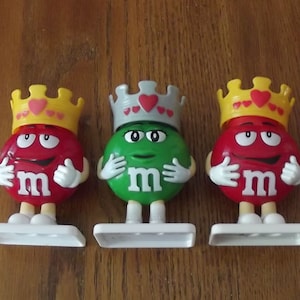3 M&M Candy Containers, Valentine, Vintage 2000&#39;s