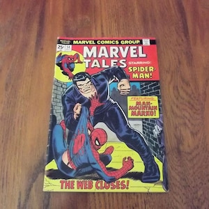 Spider Man, The Web Closes!  Vintage Retro