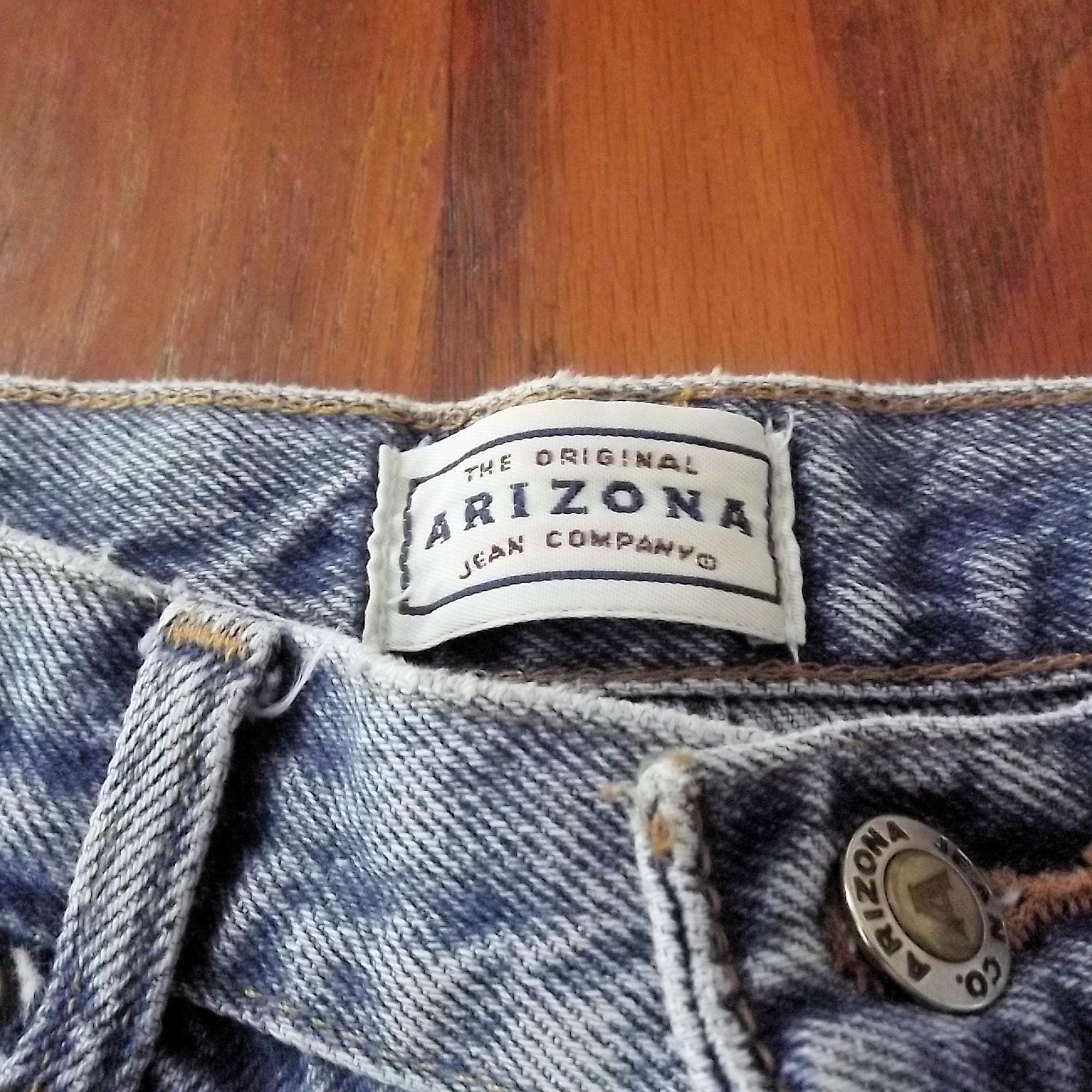 Jeans, Arizona Jean Company, Blue, Vintage 1990's - Etsy