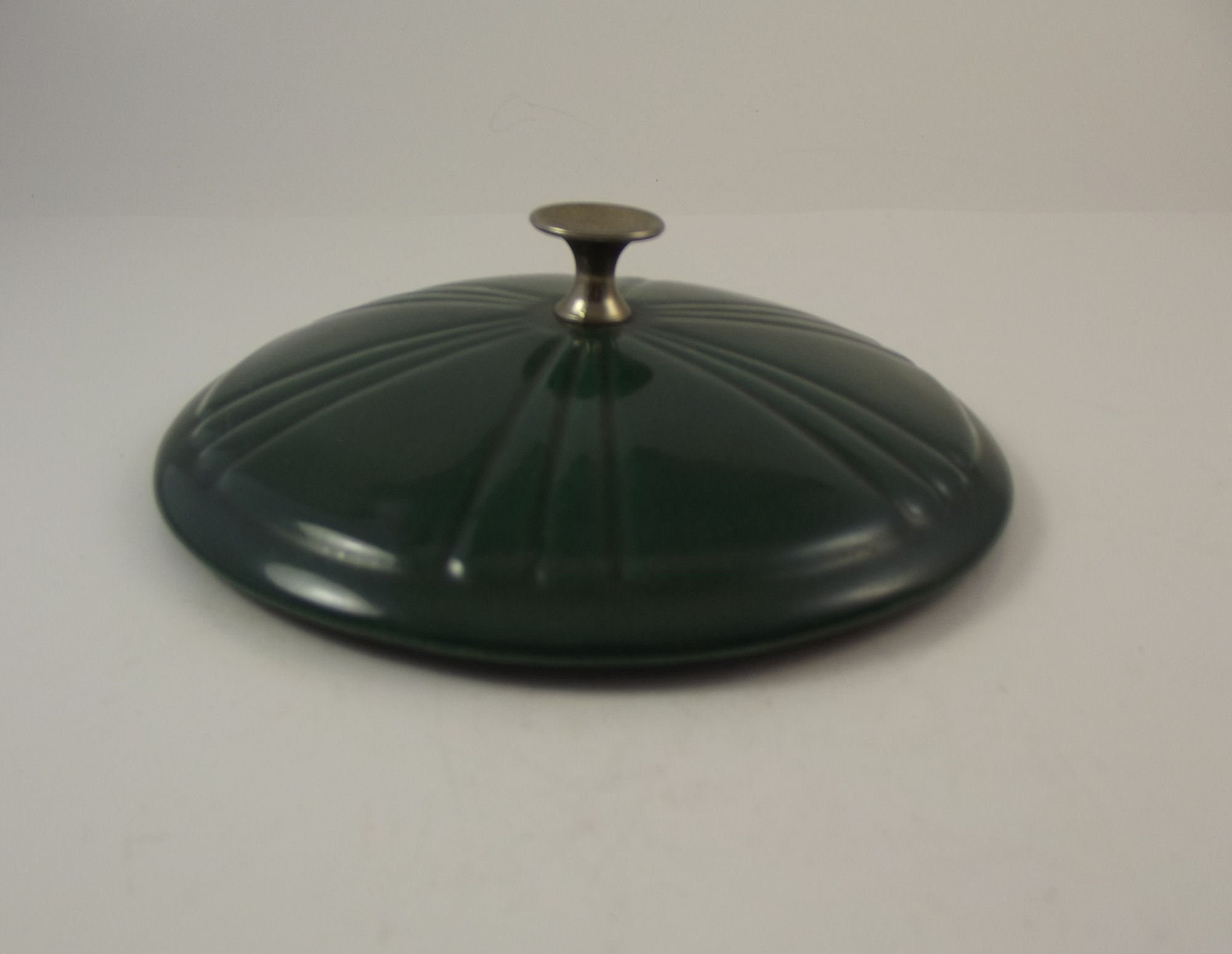 Vintage Green Pottery Covered Dish Please View Description Etsy