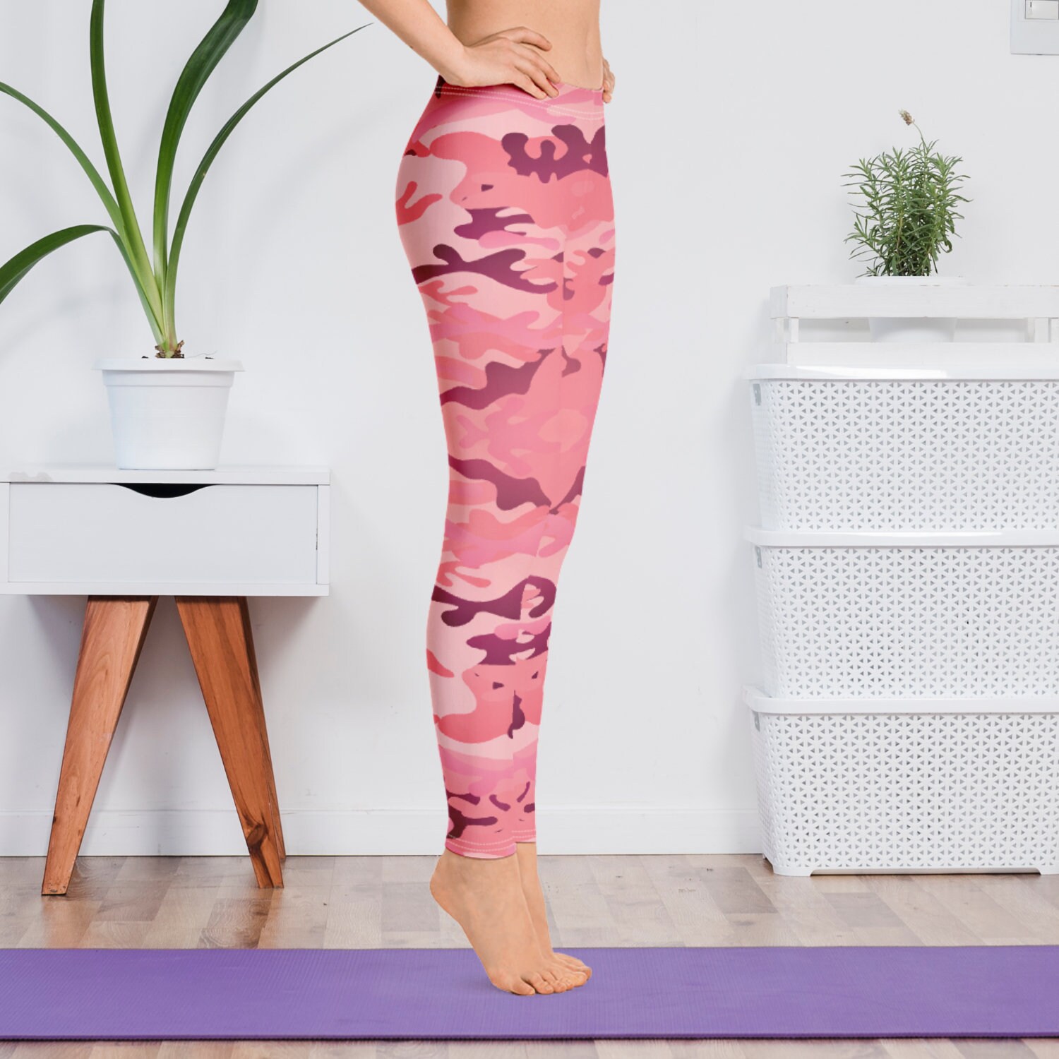 Camouflage Women's Leggings Camo Handmade Apparel Etsy