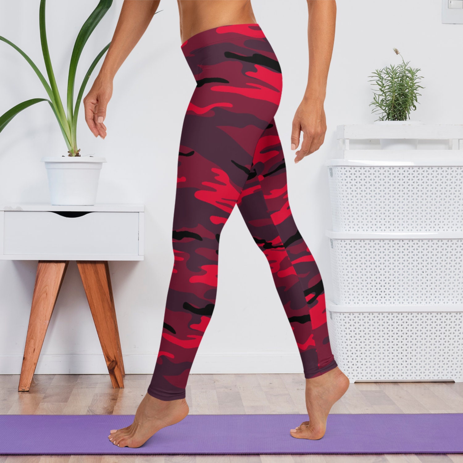 Camouflage Women's Leggings Camo handmade Apparel Yoga Pants