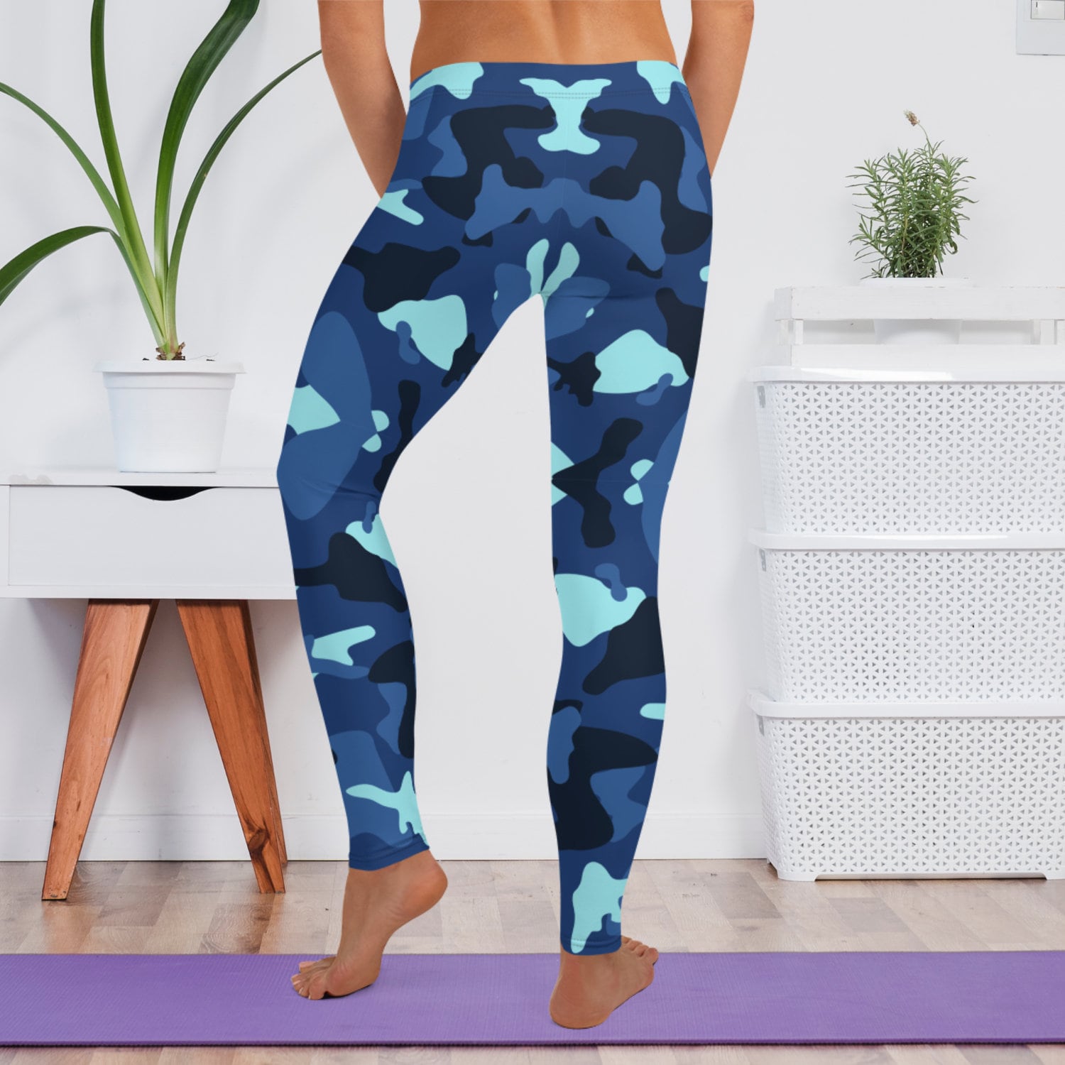 Camouflage Women's Leggings Camo Handmade Apparel Etsy