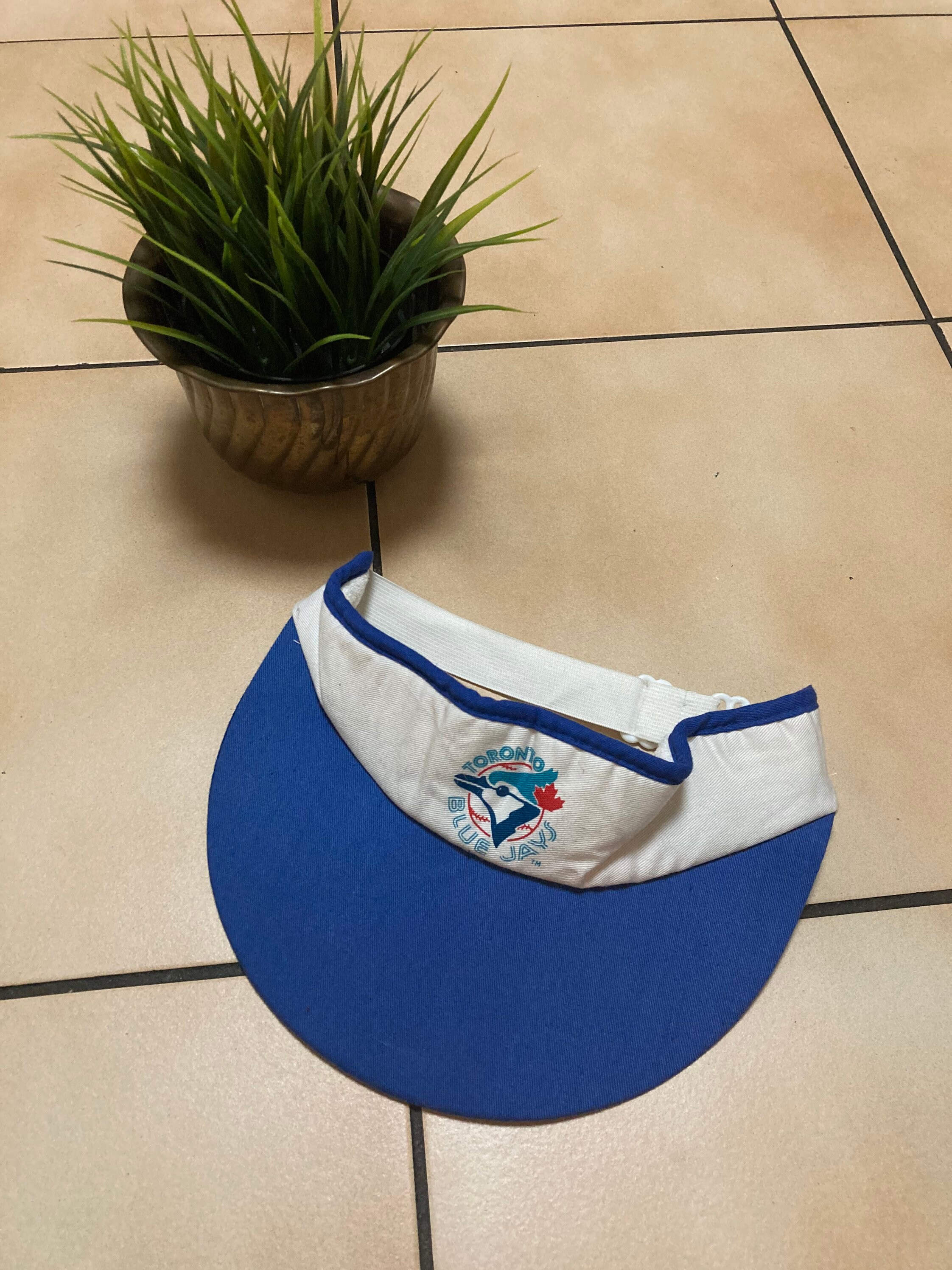 Vintage Toronto Blue Jays Visor 90s Hat Etsy