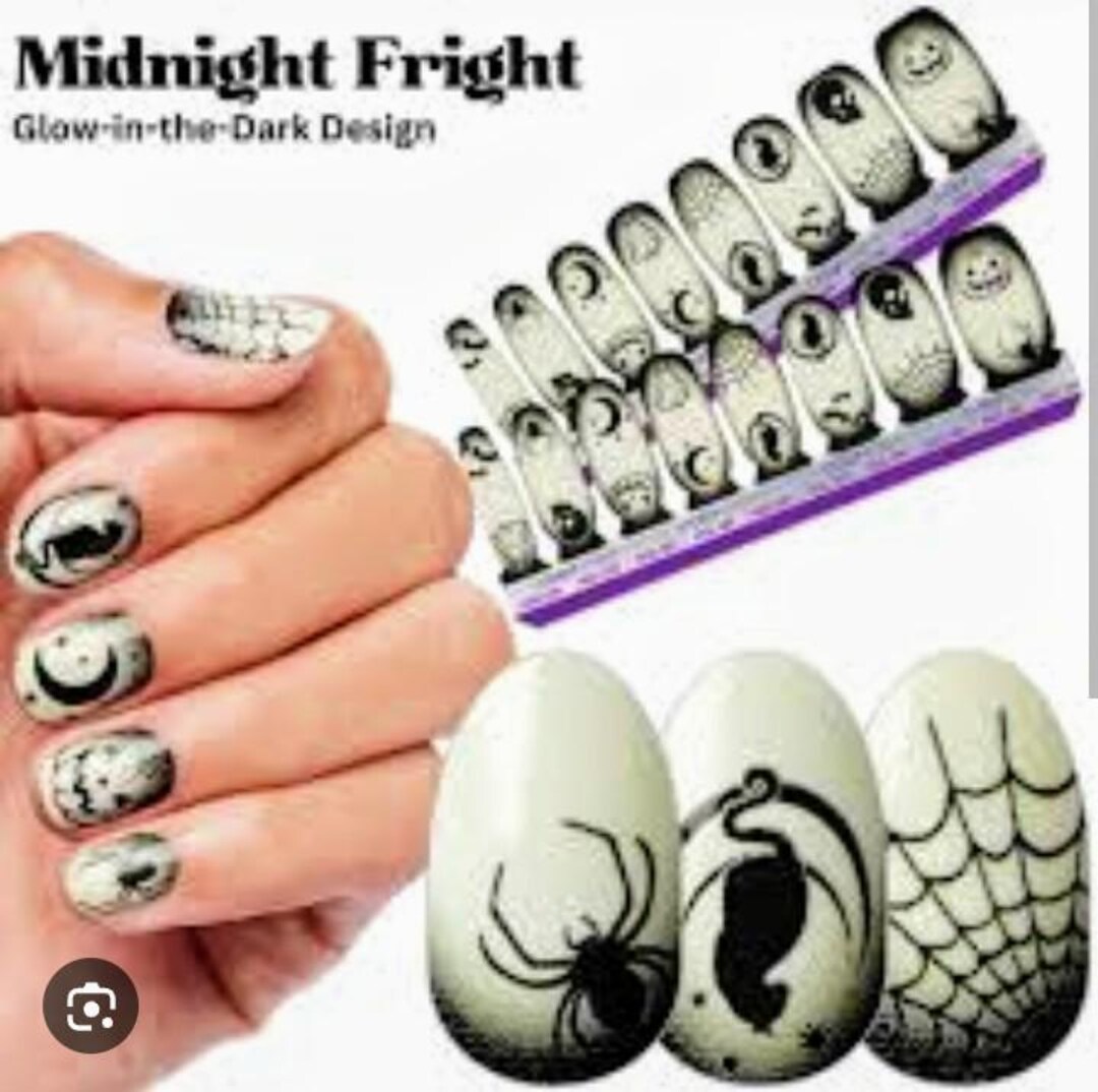 Glow in Dark Midnight Fright Colorstreet Nail Polish Strip Free Twosie ...