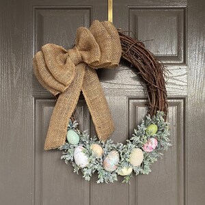 Spring Wreath, Easter Wreath, Easter Egg Wreath, Easter Center Piece