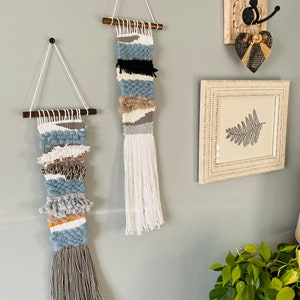 Set of Hand Woven Wall Hangings (2 Pieces)