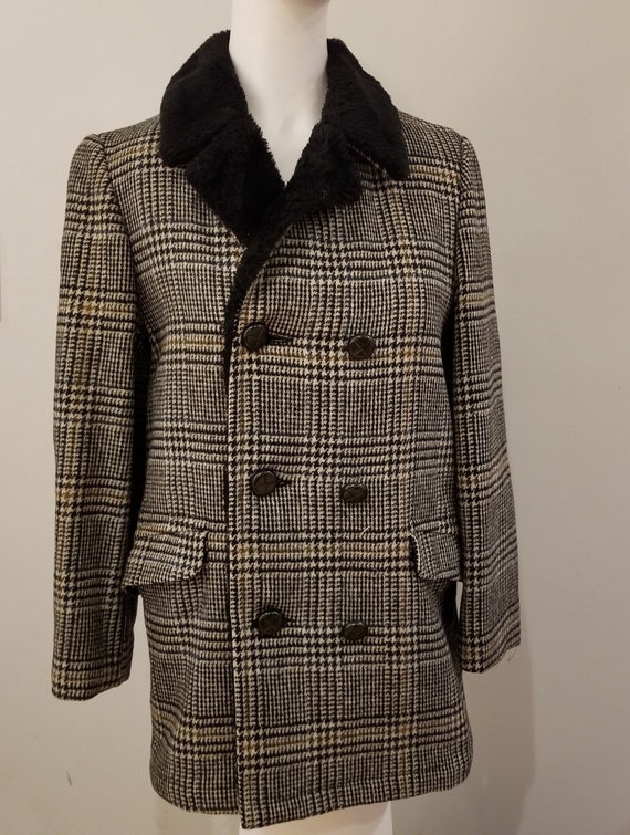 Plaid coat - image 1