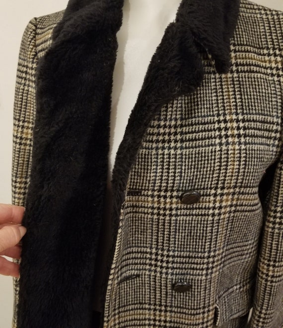 Plaid coat - image 4