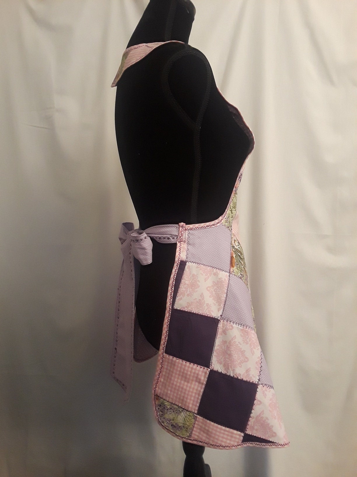 40's Style Hand Quilted Apron