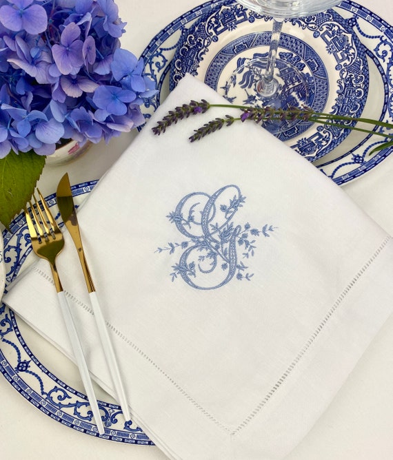 Custom Double hemstitch Cloth Napkins