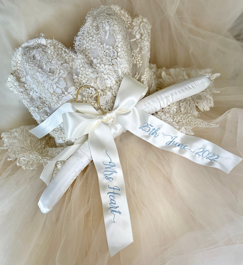 Personalised Wedding Hanger | Bride Hanger | Mrs Hanger | Personalised Bride Hanger | Custom Wedding Hanger | Something Blue For Bride