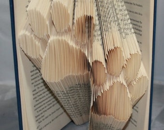 Patrón plegable de libro de patas de perro doble - Digital - Marcar/Doblar