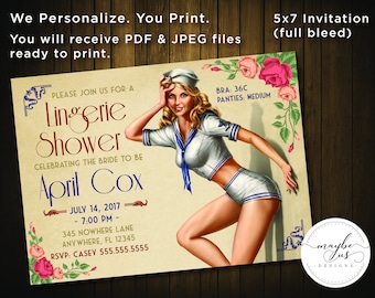 Coast Guard Lingerie Shower