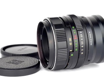 Objetivo HELIOS 44 m-4 2/58 mm montura Sony E NEX *EXCELENTE*