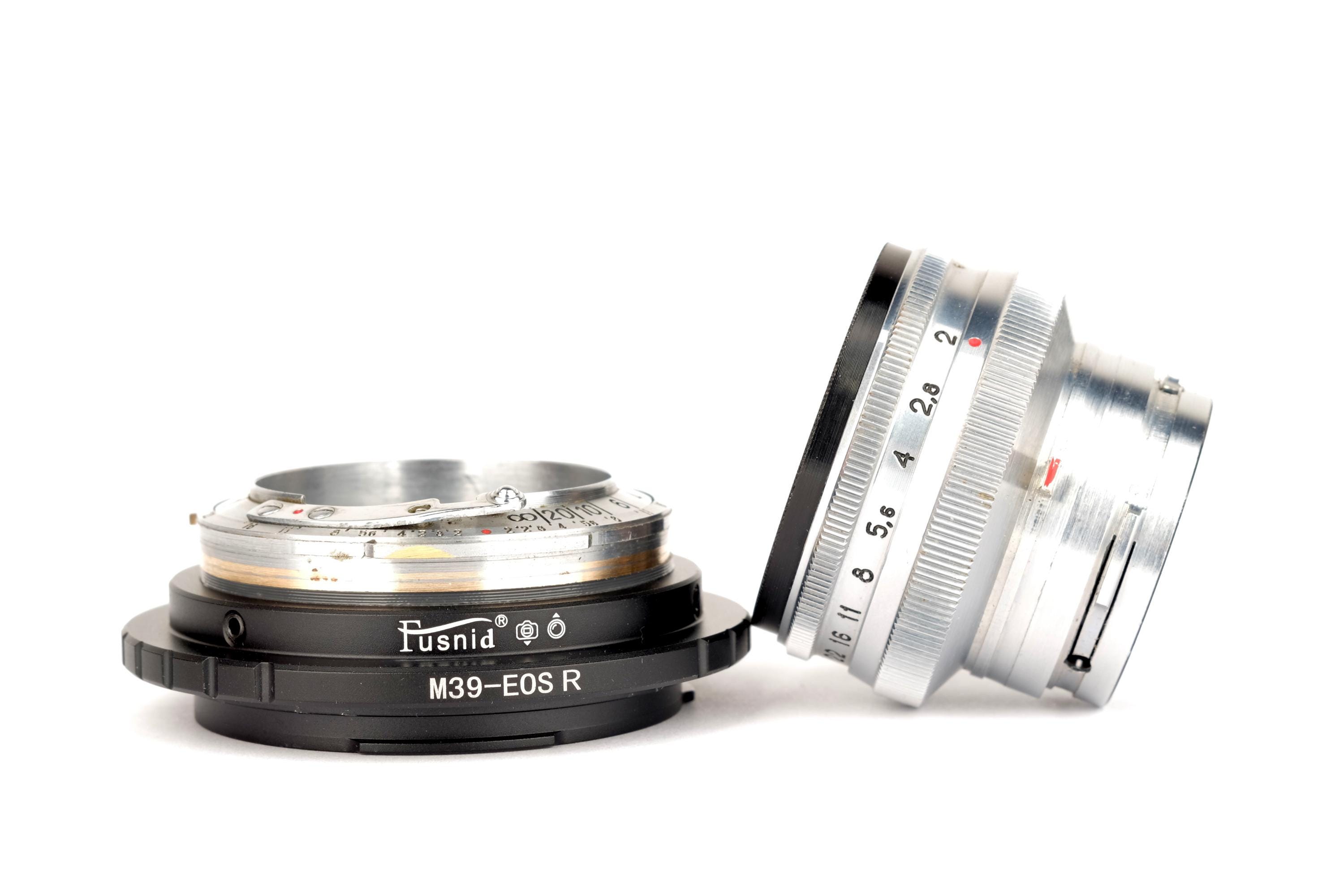 Contax Kiev RF to EOS R Adapter With Focusing Part Gift: Jupiter