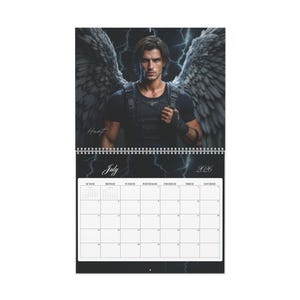 2026-2027 Romantasy Book Boyfriend Calendar | Fae Warrior Fantasy Art, BookTok Gift image 10