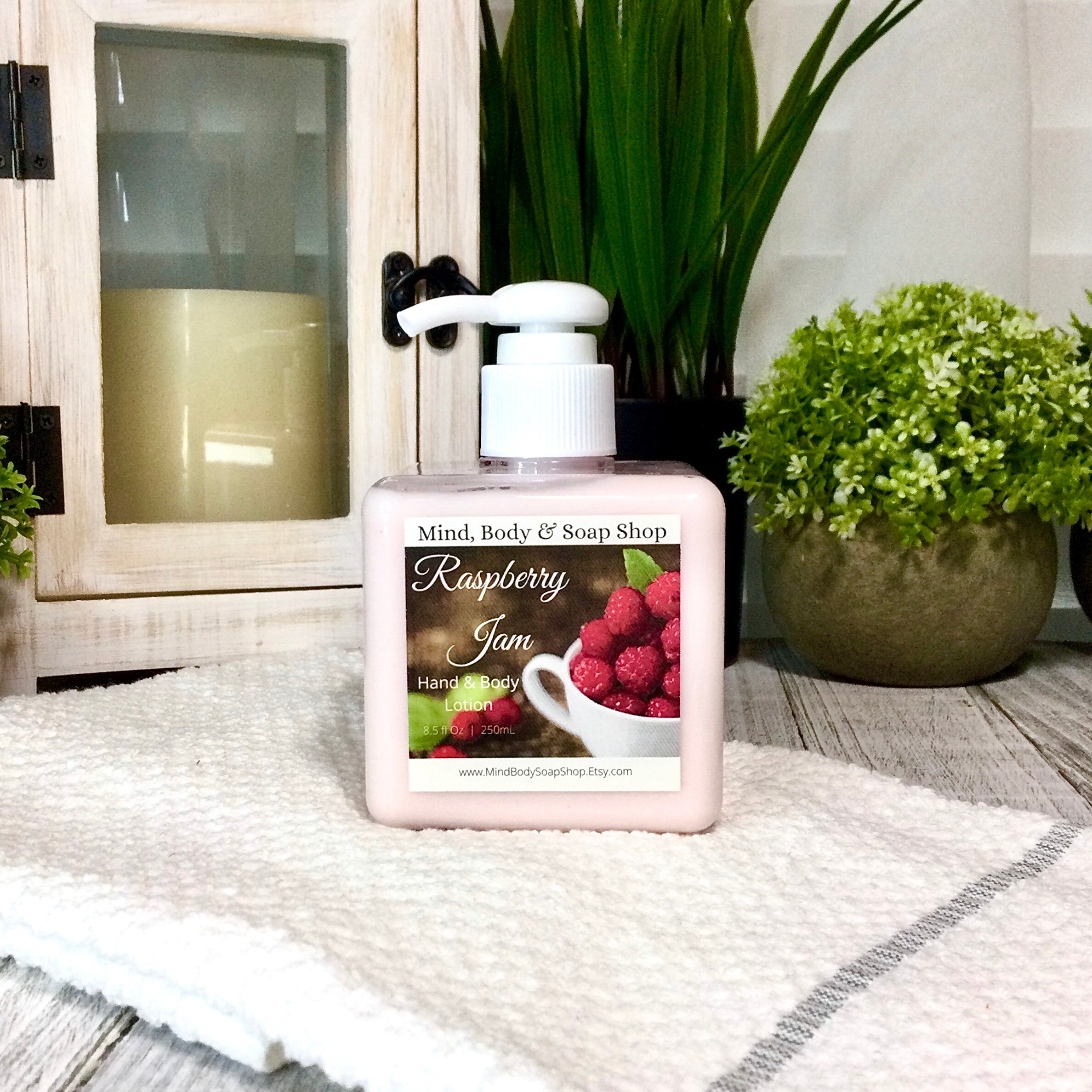 Raspberry Jam Lotion Lightweight Lotion Hand and Body Etsy