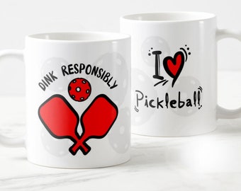 Pickleball Dink Responsibly Mug