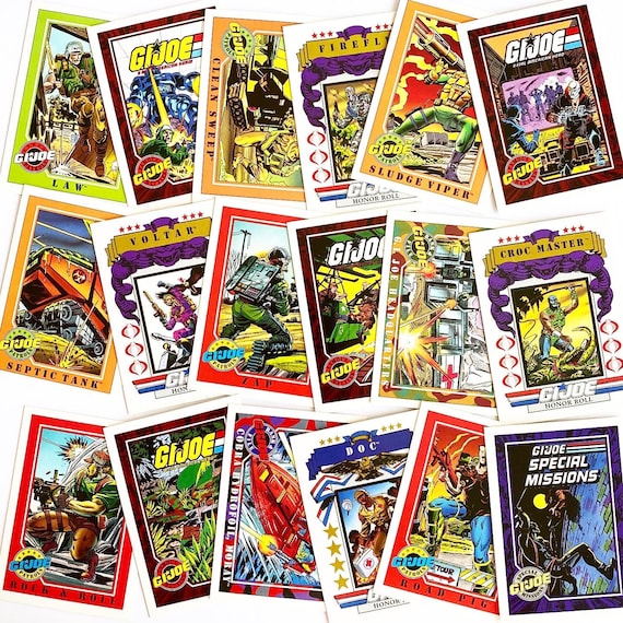 1991 G.I. Joe Trading Card Packs Etsy