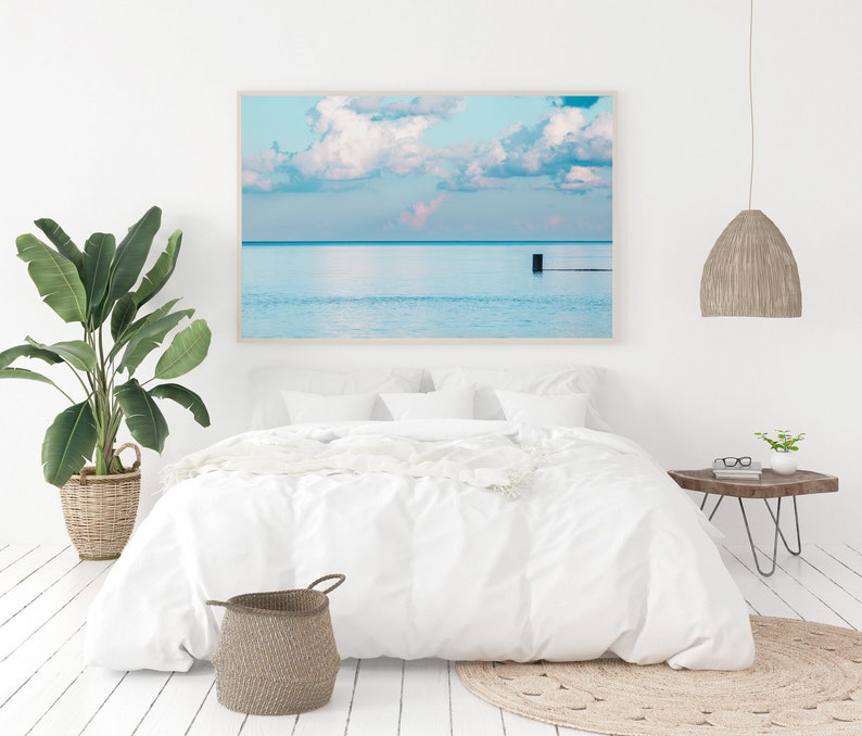Lake Michigan Print Wall Art Lake Michigan Canvas Instant Etsy