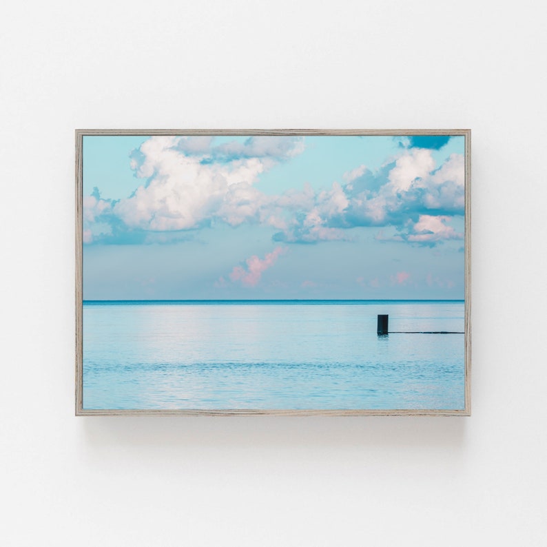 Lake Michigan Print Wall Art Lake Michigan Canvas Instant Etsy