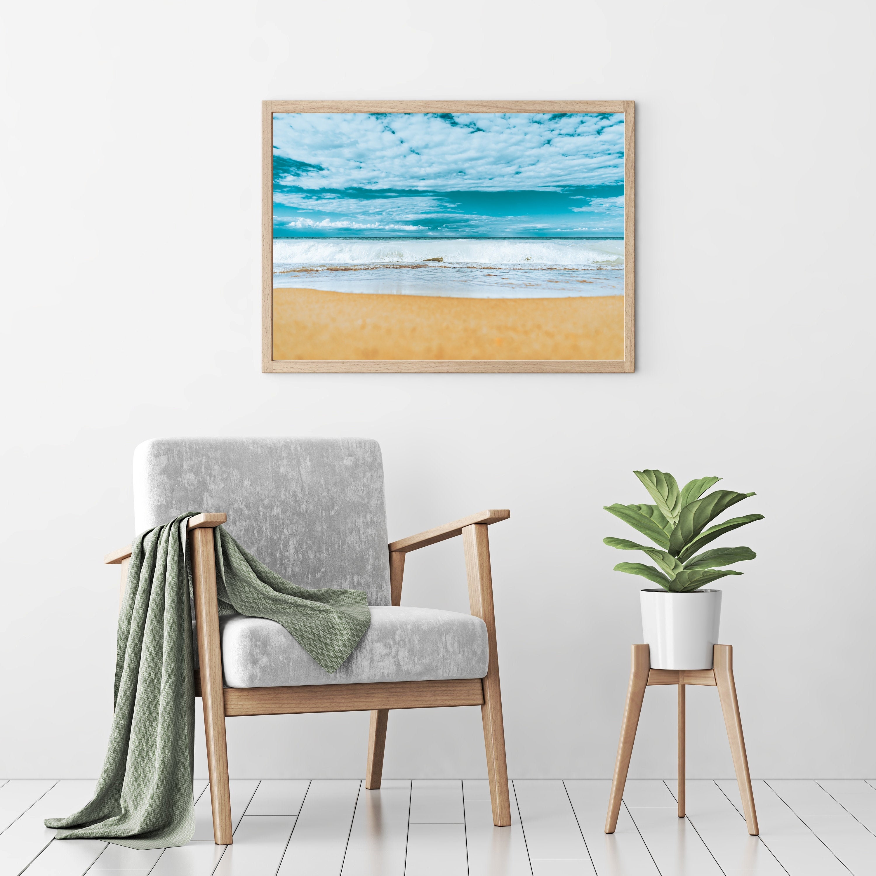Lake Michigan Print Lake Michigan Wall Art Beach Canvas Etsy