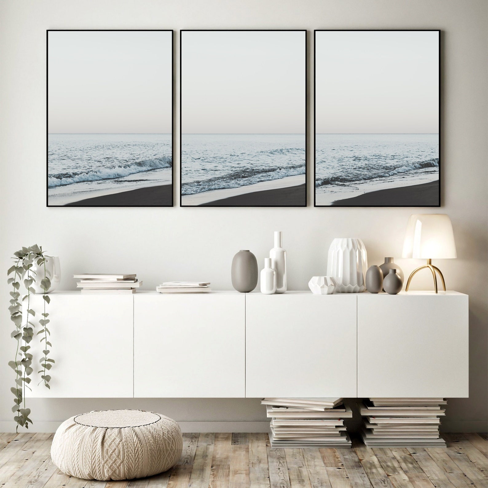 Lake Michigan Art Print Set 3 Piece Lake Michigan Wall Art Etsy