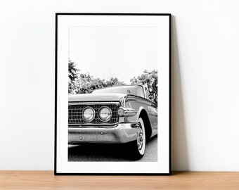 Classic Car Wall Art: Vintage Convertible Print (Digital Download)