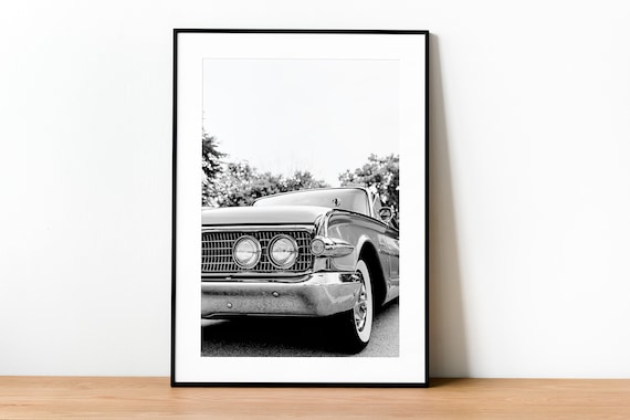 Classic Car Wall Art: Vintage Convertible Print (Digital Download)