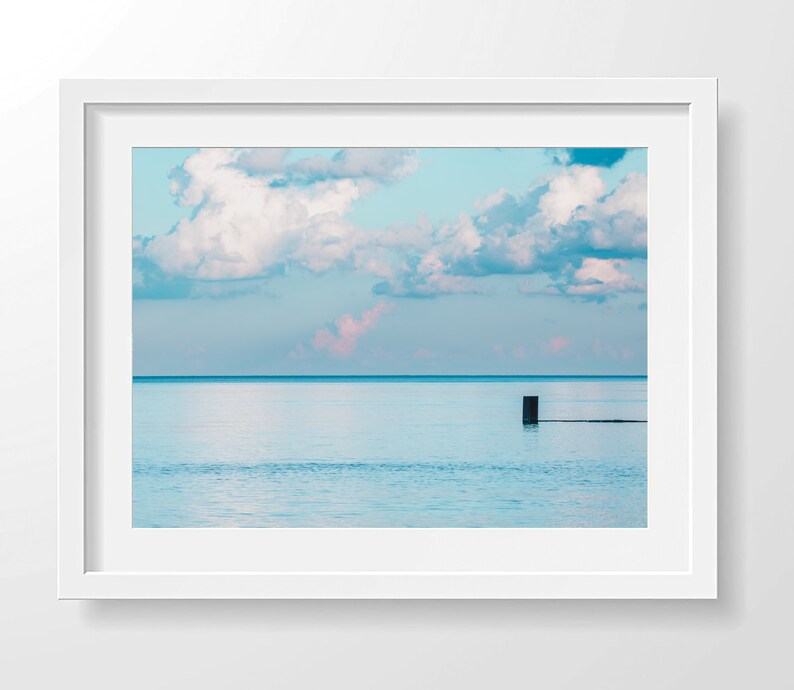 Lake Michigan Print Wall Art Lake Michigan Canvas Instant Etsy