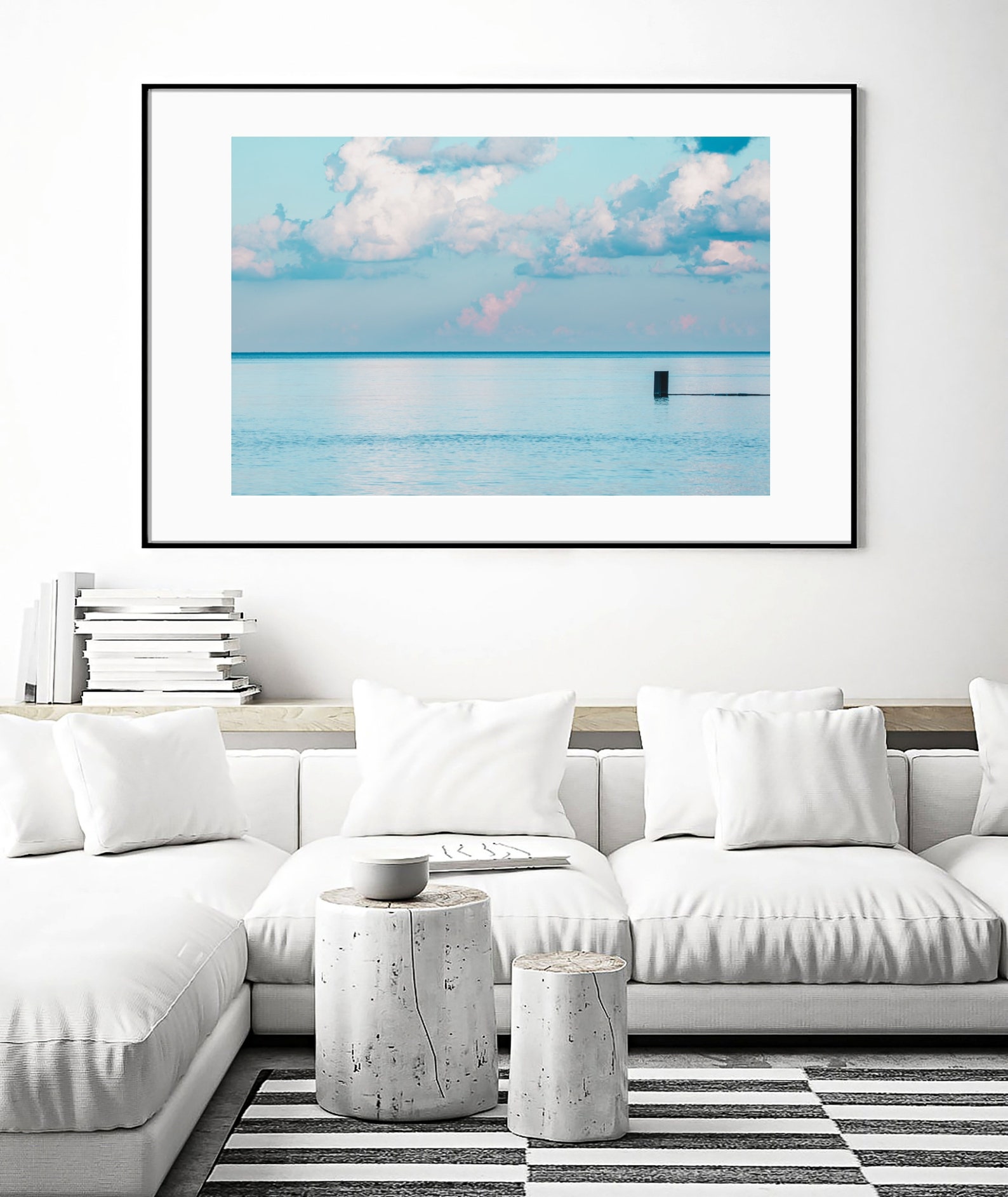 Lake Michigan Print Wall Art Lake Michigan Canvas Instant Etsy