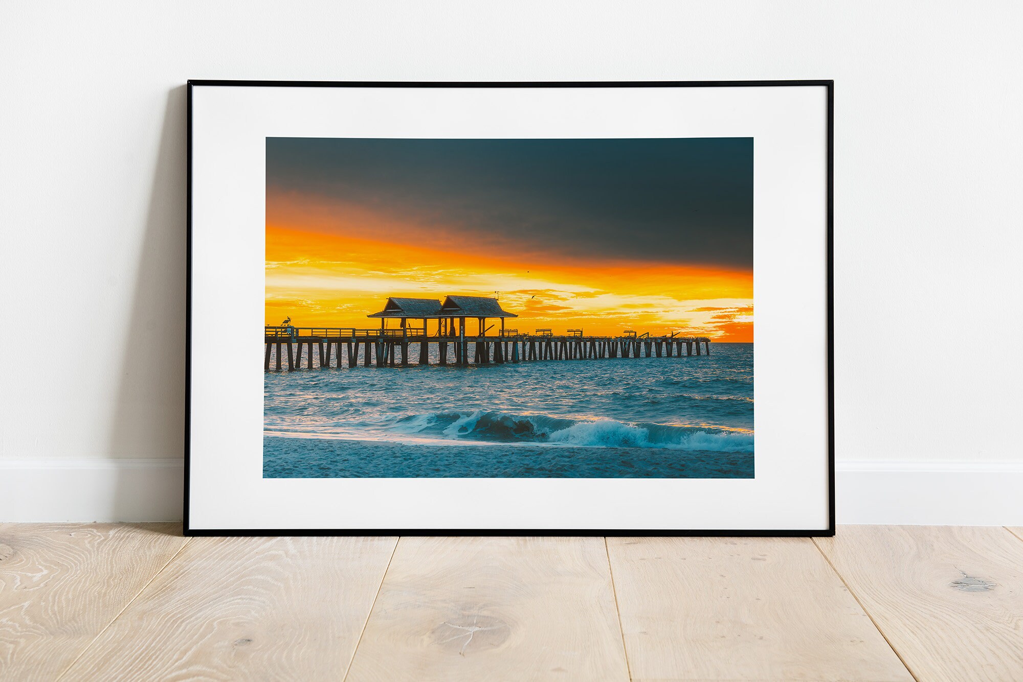 Tableau Sunset Lake Summer – Art Mural Paysage – Toile Ou Encadré Au Choix