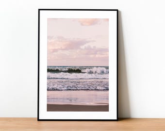 Stampa fotografica della spiaggia del lago Michigan: Beach Wall Art (download digitale)