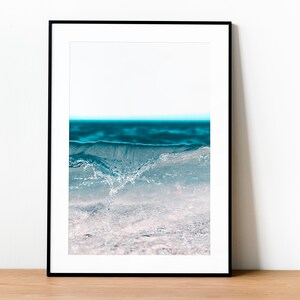 Lake Michigan Waves, Printable Art, Downloadable Print, Instant Download, Coastal Wall Decor, Beach Waves, Beach Photo, DIGITAL DOWNLOAD