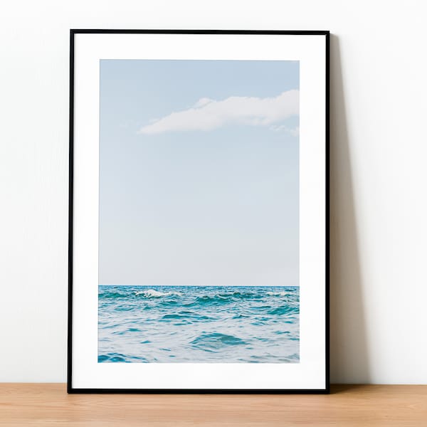 Lake Michigan Print, Printable Art, Downloadable Print, Instant Download, Wall Art, Poster Print, Beach Photo, DIGITAL DOWNLOAD