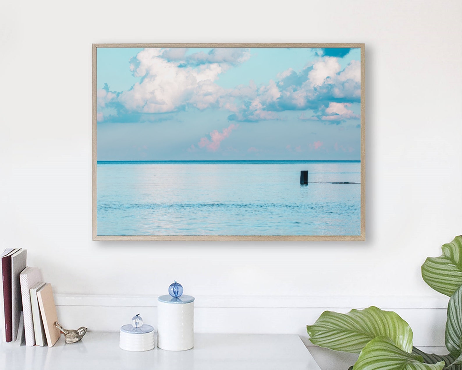 Lake Michigan Print Wall Art Lake Michigan Canvas Instant Etsy