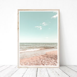 Lake Michigan Print, Printable Art, Downloadable Print, Instant Download, Coastal Wall Decor, Poster Print, Beach Photo, DIGITAL DOWNLOAD