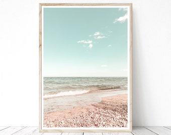 Lake Michigan Beach Print: Coastal Wall Art (Digital Download)