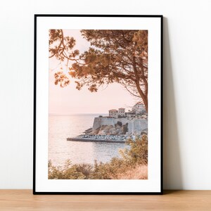 Dulcigno Print | Dolcinium Print | Montenegro Print | Ulcinj Print | Ulqin Print | Wall Print | Digital Print | Kalaja Ulqinit | Wall Art