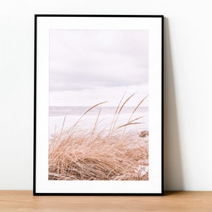 Winter by Lake Michigan, Lake Michigan Print, Downloadable Print, Canvas Print, Wall Decor, Poster Print, Great Lakes, DIGITAL DOWNLOAD