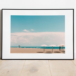 Seascape Print, Wall Art Beach, Ocean Waves, Beach Theme, Nature Pictures, Canvas Prints, Digital Print, Instant Download