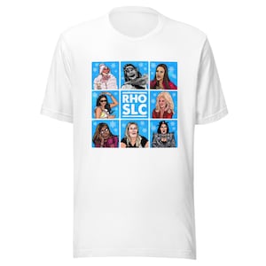 RHOSLC Cast T-Shirt | 9 Square Tee | Salt Lake City Fan Shirt