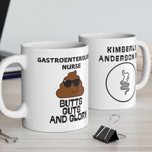 Personalized Gastroenterology Nurse Mug: Funny Medical Coffee Cup